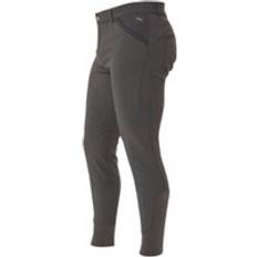 Grey Riding Helmets Riding Pants With Grip - Anthracite