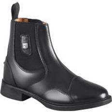 Boots leather riding shoes for girls Premier Equine Elnaro Noir