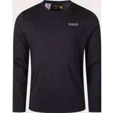 Clothing Left Logo Long Sleeve Loungewear Top - Black Men