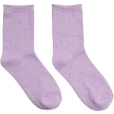 Dame - One Size Sokker Pieces Pcsebby Glitter Long Socks N