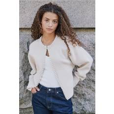 Neo Noir Lilly Pearl Knit Cardigan - Ivory