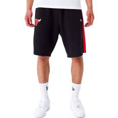 Basketball Trousers & Shorts New Era Nba Mesh Panel Chicago Bulls Sweat Shorts Schwarz Mann