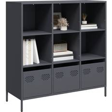 Grey - Steel Sideboards vidaXL Highboard Anthracite 101.5 x 39 x 103.5 cm Steel Sideboard