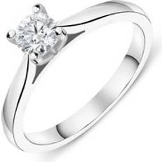Platinum Rings C W Sellors Platinum 0.25ct Diamond Solitaire Ring
