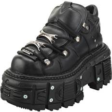 New Rock Unisex Metalen Gotische Laarzen - Zwart
