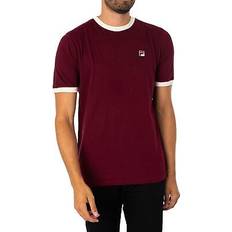 Red - Women T-shirts Fila Marconi T-Shirt - Windsor Wine/Gardenia