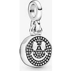 Pandora Men Charms & Pendants Pandora My Smile Dangle Charm Sterling silver Man-made crystal Blue (one size)