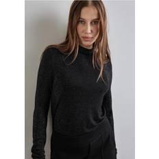 Viskose Hemden Street One Turtleneck Shirt - Schwarz