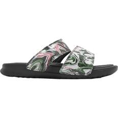 Synthetikleder Pantoffeln & Hausschuhe Benassi Duo Ultra Slide - Black/Green/Pink