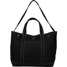 Núnoo Large Recycled Canvas Tote, Black