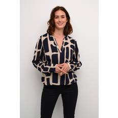 Floral Blouses Kaffe Ditte Blouse - Navy