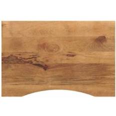 Møbler vidaXL Bordplade Med Kurvet Form 90x50x2,5 cm Ru Massivt Mangotræ Skrivebord