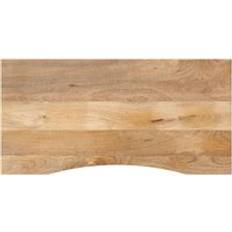 Møbler vidaXL Bordplade Med Kurvet Form 120x60x2.5 cm Ru Massivt Mangotræ Skrivebord