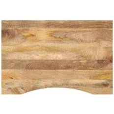 Møbler vidaXL Bordplade Med Kurvet Form 90x50x2,5 cm Ru Massivt Mangotræ Skrivebord