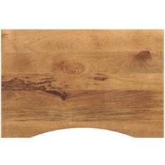 Møbler vidaXL Bordplade Med Kurvet Form 100x50x2.5 cm Ru Massivt Mangotræ Skrivebord