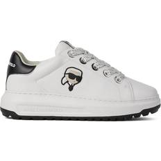 Karl Lagerfeld Trainers Karl Lagerfeld Ikonik NFT Kapri Leather Sneakers - Women - White