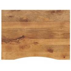 Møbler vidaXL Bordplade Med Kurvet Form 100x80x2.5 cm Ru Massivt Mangotræ Skrivebord