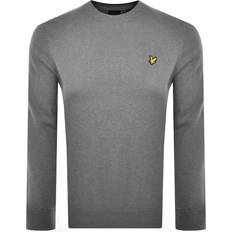 Lyle & Scott Sweatere Lyle & Scott Cotton Merino Crew Neck Jumper Grey