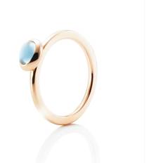 Topas Ringar Efva Attling Love Bead Ring Topaz 17.00 MM GULD