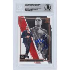 Panini America The Miz WWE Autographed 2022 Impeccable #66 #/99 Beckett Fanatics Witnessed Authenticated Card