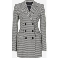 Dame - Silke Jakker Dolce & Gabbana Stilfuld Sort Jakke til Mænd Beige