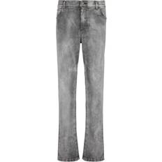 Balmain Men Clothing Balmain Straight Jeans - Gray Male