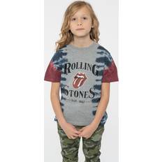 Grey T-shirts Rolling Stones Kids Satisfaction Dye Wash T Shirt
