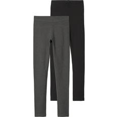 Planam Leggings 'NKFVivian' graumeliert schwarz 98-104