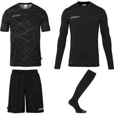 Uhlsport Målvaktsset Prediction Fotbollskläder Svart Medium