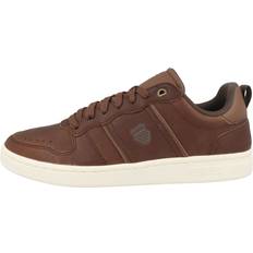 Bruna - Herr Racketsportskor K-Swiss Lozan Match LUX Sneaker - Brown/White