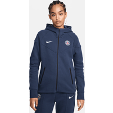 Nike PSG Nike Tech Fleece Full Zip Hoodie Navy Womens