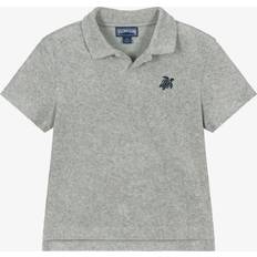 Vilebrequin Boys Grey Cotton Towelling Polo Shirt