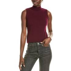 Cashmere Tank Tops Mock Neck Cashmere Tank