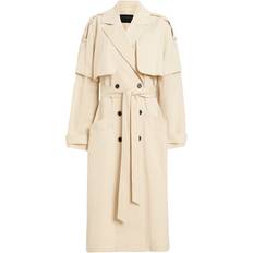 Coats on sale AllSaints Belted Clyde Trench Coat - Off White