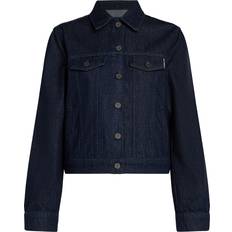 Karl Lagerfeld K/ikonik Rhinestone Denim Jacket Woman Blue