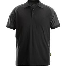 Herre - XXL Polotrøjer på tilbud Two-Coloured Polo Shirt - Black/Steel Grey