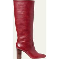 Gold High Boots Loeffler Randall Goldy Tall Leather Boots - Wine