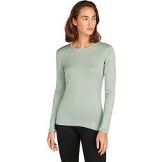 Turquesa Capas base Icebreaker 260 Tech Larga Mujer - Green