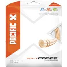 Tennis Pacific Poly Force Saitenset 12,2m Neonorange neonorange