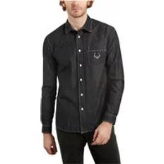 Kenzo Shirts Kenzo Casual Denim Shirt - Gray Male