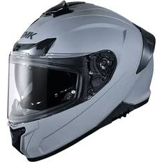 SMK Typhoon Solid, full face helmet color: Matt Grey/Black Adult