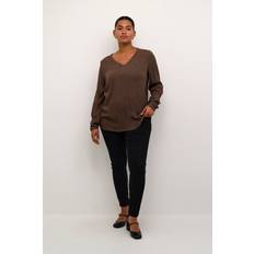 Kaffe Curve Kcami Bluse - Brun