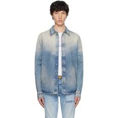 Amiri Tops Amiri Blue MA Quad Interior Long Sleeve Shirt - Antique Indigo