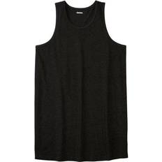 6XL - Men Tank Tops KingSize Shrink-Less Lightweight Longer-Length Tank - Men's