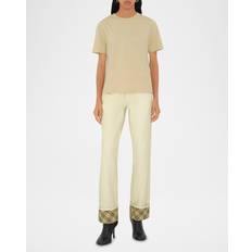 Burberry Dam T-shirts Burberry Bomull Logo Bomull T-shirt - Beige