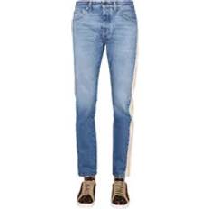 Palm Angels Jeans Palm Angels Straight Bomuld Jeans - Blå