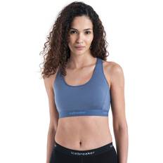 Icebreaker Racerback Merino 125 Low Support BH - Blau