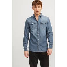 XXL Camicie Jack & Jones Camicia in denim Slim Jjesheridan Blu