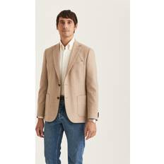 Morris Herren Jacken Morris Tweed Herringbone Blazer - Beige