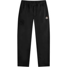 Moncler L Trousers & Shorts Moncler Gabardine Stretch Drawstring Trousers - Black